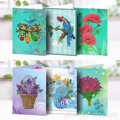 5D Diamond Painting Made Decoration Gift Card